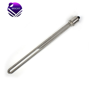 Sáng 230V 4500W mặt bích công nghiệp ngâm nước nóng yếu tố với xây dựng trong nhiệt - Product Image 2