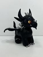Jouet en peluche dragon brun de haute qualité personnalisé avec rembourrage en coton PP, taille 25 cm