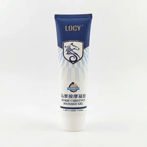 Luxury Private Custom <b>Chestnut</b> Massage Gel 50ml PP Plastic Tube With Screw Cap Custom Logo Screen Printing Cosmetic Container - Product Image 1