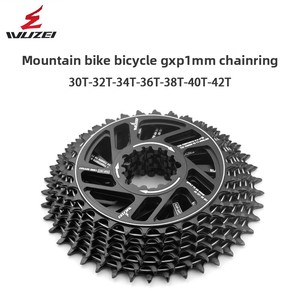 Pédalier en aluminium WUZEI avec disque intégré à montage direct 32T-38T 0/1-Degree Disc compatible <span class=keywords><strong>SRAM</strong></span>, accessoires pour VTT - Product Image 3