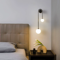 Lampe murale LED minimaliste moderne nordique pour chambre à coucher, salon et hôtel - Design de luxe