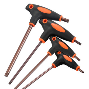 T10 T15 T20 T25 T27 T30 T40 T45 T50 in plastica T manico Torx chiave <span class=keywords><strong>a</strong></span> <span class=keywords><strong>stella</strong></span> in acciaio <span class=keywords><strong>a</strong></span> doppia estremità Anti-manomissione Torx chiavi chiave - Product Image 3