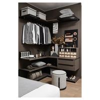 Meuble de cuisine moderne Shaker en bois massif et placage de contreplaqué avec évier et crédence, écologique, personnalisable, design modulaire