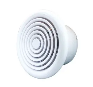 Custom Logo Round Bathroom Washroom Ventilating Fan Hotel Household Ventilating Fan Noiseless Ventilating Fan