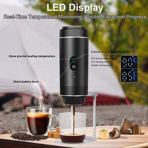 <span class=keywords><strong>Machine</strong></span> à expresso portable mini 20 bars, rechargeable par USB, pour capsules, voyages, camping, maison, bureau - Product Image 2