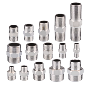 Raccordo a Nipplo Esagonale in Acciaio Inox 304 con Filettatura Esterna per Applicazioni a Parete - Anticorrosione e Durevole - Product Image 4