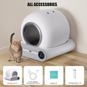 App Pet Bán Tự Động Nhanh Chóng Làm Sạch Điện Thêm Đồ Nội Thất Lớn Bao giờ Scoop Tự Điện Tự Động Mèo Hộp Rác - Product Image 6
