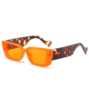 Gafas de sol metálicas sin montura a la moda para hombre, protección UV400, montura de plástico y metal, color negro, protección solar, moda para viajes - Product Image 3