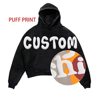 Ensemble de survêtement streetwear d'hiver personnalisé 100 % coton avec logo imprimé et gaufré, coupe ample, coupe-vent, 420 g/m², 2 pièces : short et pantalon de survêtement