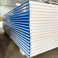 Leichte, feuerfeste, wasserfeste, moderne Styropor-PIR-Home-Warehouse-Sandwich wand aus EPS-beschichtetem Stahl