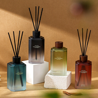 Diffuseur de parfum carré 500 ml, bouteille en verre haut de gamme, parfum longue durée, design élégant, purificateur d'air, huile essentielle pour la maison