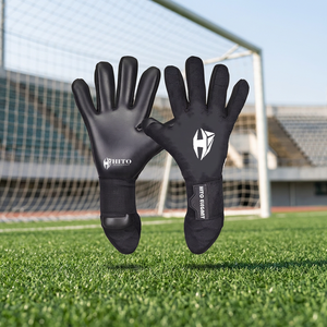 Guante de portero de látex transpirable con logo personalizado, espuma de alta densidad, palma plana, corte negativo, protección para el pulgar y diseño T-Tab, venta al por mayor - Product Image 4