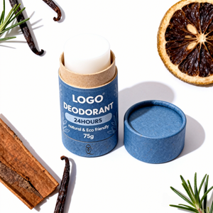 Desodorante en Barra Sin Perfume OEM de 50 g, Envase en Tubo de Papel, Sin Aluminio, Desodorante Natural Orgánico de Larga Duración <span class=keywords><strong>para</strong></span> <span class=keywords><strong>Axilas</strong></span>, Unisex - Product Image 4
