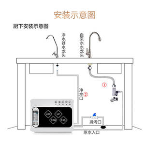 Purificador de agua Shenzhen para debajo del fregadero, sistema de ultrafiltración de 5 etapas con indicador de cambio de filtro para un agua potable saludable - Product Image 4