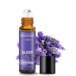 Mélange de relaxation profonde, huile essentielle naturelle pour le sommeil, roll-on, huile pour le sommeil avec des huiles aromatiques de lavande, de camomille et d'<span class=keywords><strong>orange</strong></span> douce - Product Image 1