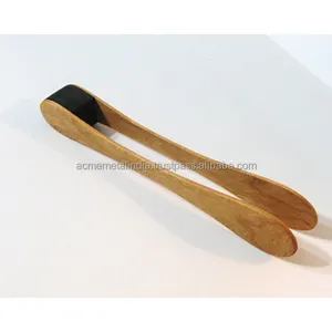 Pinzas para tostadas de madera, utensilios de cocina, pinzas para tostadas, herramientas para hornear de madera de Acacia, utensilios para el hogar y la cocina, suministros de artículos de mesa para hoteles