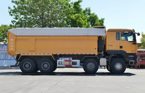 Sitrak 8x4 G7 440 PS automatischer Mülltruck mit Luftfederung auf dem Fahrsitz Euro 2 Emissionsstandard Autobahntransport China