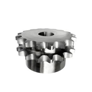 Industrielles 4-Punkt-Kettenrad mit 08B-Kette 14/16/20 Zähne 45 Steel Fabrication Services Carbon Steel Wheel Table Fertiges Loch