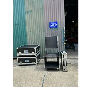 Estuche de Transporte Resistente a Impactos para Instrumentos Musicales con 4 Ruedas y Cuerpo de Madera Contrachapada para Mezclador de Audio y Caja de Almacenamiento de Equipos - Product Image 1