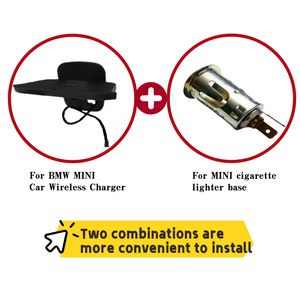 Para BMW <span class=keywords><strong>MINI</strong></span> F155 F56 2014-2023, <span class=keywords><strong>cargador</strong></span> inalámbrico para coche, carga rápida, Panel de placa de 15W, soporte para teléfono, accesorios para teléfono - Product Image 5