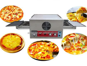 Horno de pizza con transportador eléctrico comercial Equipo de horneado de acero inoxidable de 18 pulgadas para panadería y restaurante Uso en condiciones nuevas y usadas - Product Image 6