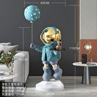 Astronaute Statue Figure Sculpture Astronaute Veilleuse Atterrissage Ornement 110 Cm Astronaute Sculpture Pour La Maison Décorations