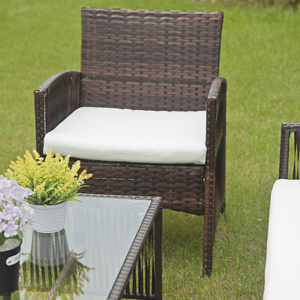 Bonne qualité 2025 nouvelle <span class=keywords><strong>terrasse</strong></span> empilée français osier rotin chaises parisien bambou jardin chaises rotin Table à manger chaises - Product Image 3