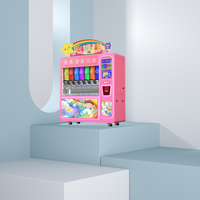 Distributeur automatique commercial tout-en-un pour les bonbons et le chocolat avec sorties de distribution à sept trous