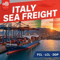 Transitaire maritime fiable Chine-Italie DDP porte-à-porte LCL+Express, service d'expédition maritime avec assurance et support 24/7 pour Amazon