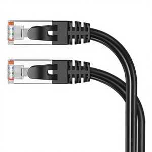 Câble de communication Cat6 local, usine OEM, blindé FTP, intérieur/extérieur, 1-30m, cordon de raccordement réseau CAT6, fil rond en cuivre pur, personnalisé - Product Image 1