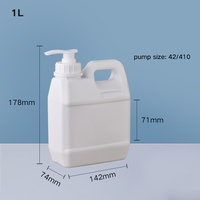 En gros 2L Pompe En Plastique Bouteille Lavage À La Main Savon Liquide Détergent À Lessive Savon à Vaisselle Récipient