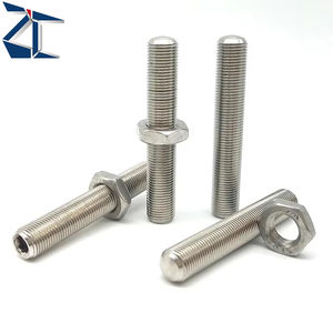 Vis de réglage industriel à double extrémité en acier inoxydable ZANBM, à six pans creux, pour machines - Product Image 3