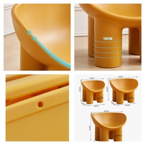Sedia per Bambini Stile Moderno Gambe a Forma di Elefante, Lusso Leggero, in Plastica Resistente, Sicura ed Ecologica, Divano per Camera da Letto - Product Image 5