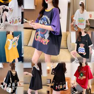 Camisetas <span class=keywords><strong>de</strong></span> gran tamaño <span class=keywords><strong>para</strong></span> <span class=keywords><strong>mujer</strong></span> al por mayor <span class=keywords><strong>de</strong></span> fabricante, camisetas <span class=keywords><strong>de</strong></span> <span class=keywords><strong>Anime</strong></span> <span class=keywords><strong>de</strong></span> cuello redondo <span class=keywords><strong>de</strong></span> verano <span class=keywords><strong>de</strong></span> estilos populares, <span class=keywords><strong>camisas</strong></span> sueltas <span class=keywords><strong>de</strong></span> manga corta - Product Image 4