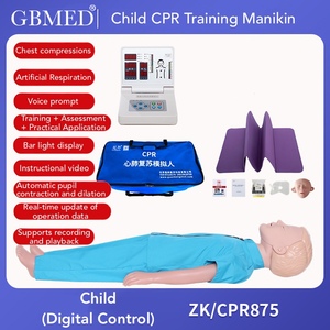 Maniquí de RCP para Niños al por Mayor ZK/CPR875 con Pantalla Digital para Entrenamiento Médico en Escuelas y Hospitales - Product Image 2