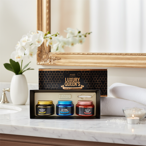 เซรั่มแอมพูล ANJO Luxury Queen's Set 280 มล.*3 ชิ้น คอลลาเจนเปปไทด์ สารสกัดจากหอยทากและน้ำผึ้ง สำหรับลดเลือนริ้วรอย บำรุงผิวชุ่มชื้น ผิวขาวกระจ่างใส - Product Image 3