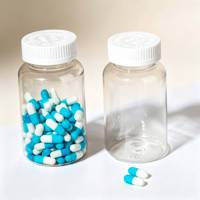 Bouteille capsule PE+PET de 250 ml avec bouchon à vis, emballage scellable de qualité supérieure pour les produits à base de plantes
