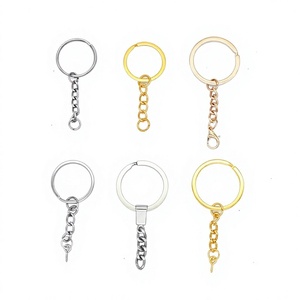 แหวนพวงกุญแจแยกแบนแบบสกรูรอบดวงตาทำด้วยโลหะแบบทำมือ - Product Image 1