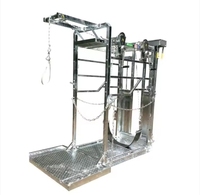 Équipement de coupe de sabots de bétail vertical, construction en acier, revêtement en poudre écologique, modèle BC-04, hauteur de 6 pieds
