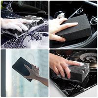 Bloc d'éponge de nettoyage de voiture haute densité 20*12*4.5cm pour accessoires de lavage de voiture applicateur absorbant l'eau de polissage Durable