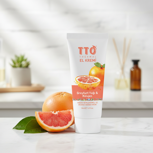 Crème pour les mains hydratante et nourrissante légère TTO, enrichie en vitamine E, huile de pamplemousse, collagène, acide hyaluronique, beurre de karité, 50 ml - Product Image 2