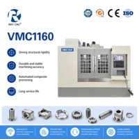 Centro de Mecanizado Vertical CNC SYNTEC de Alta Precisión VMC1160 con 3/4/5 Ejes Opcionales, Fresadora de Alta Velocidad, Directo de Fábrica