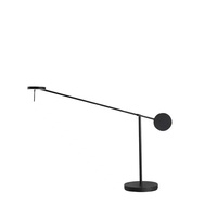 Elegante Lámpara de Mesa de Diseño, Lámpara de Mesa LED Negra para Hotel, Dormitorio, Mesita de Noche, Moderna y Lujosa