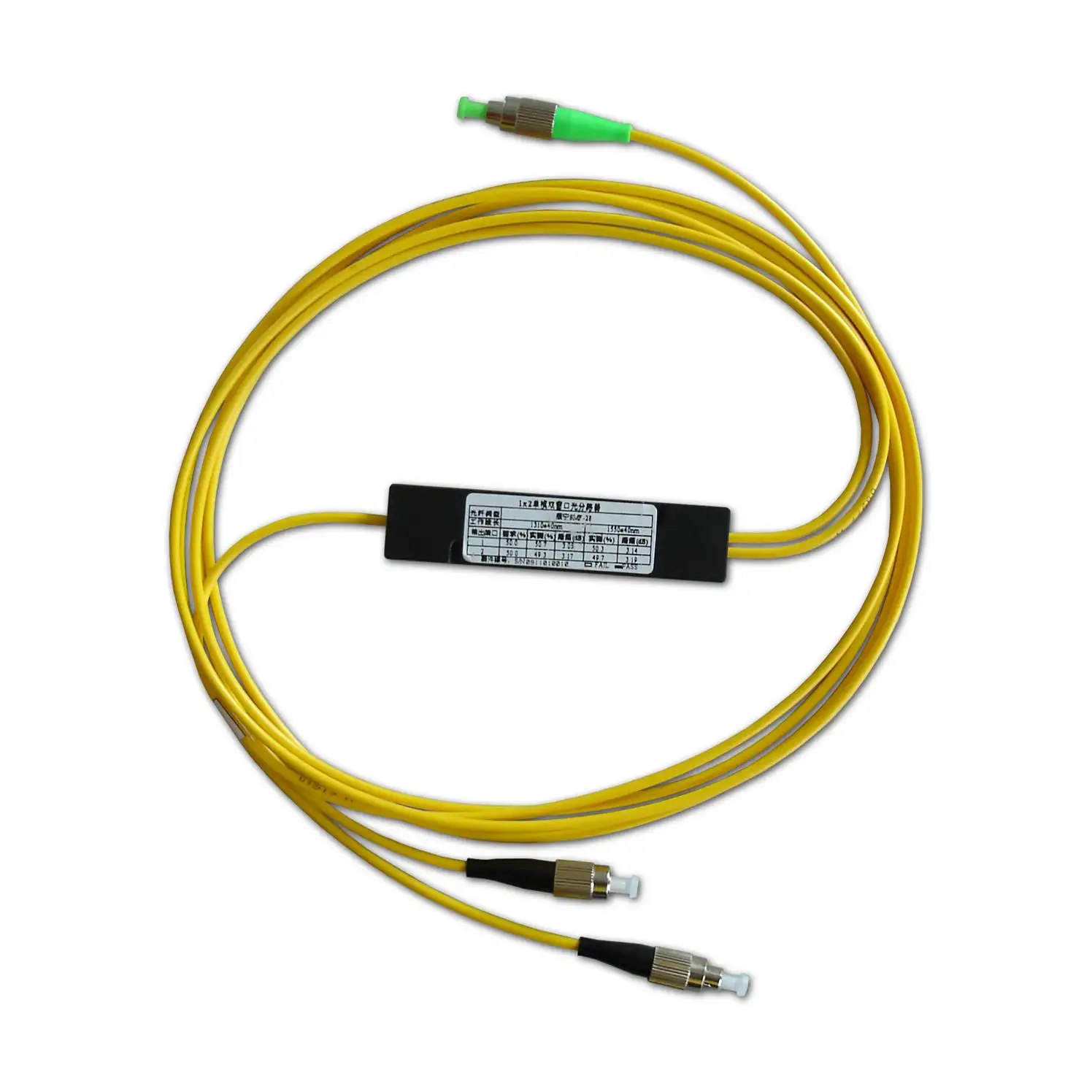 Fabrika fiyat 1X2 ,1x4 1x8 1x16 fiber optik PLC FBT splitter konnektörü ile fiber optik ABS kutusu çelik boru tarzı