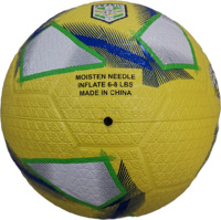 Logo personnalisé pour ballon de football en caoutchouc, tailles 5, 4, 3, pour l'entraînement et le jeu en équipe
