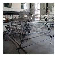 Cage de poulailler portable automatique industrielle économique de grande capacité pour poules pondeuses