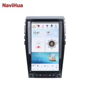 NaviHua Écran vertical pour voiture, autoradio multimédia DVD, navigation GPS, autoradio Android 13,6 pouces pour Ford Edge 2015-2019 style Tesla - Product Image 2