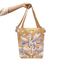 Sac bandoulière de haute qualité en tissu résistant avec design anime personnalisé, sacoche latérale portable pour voyage