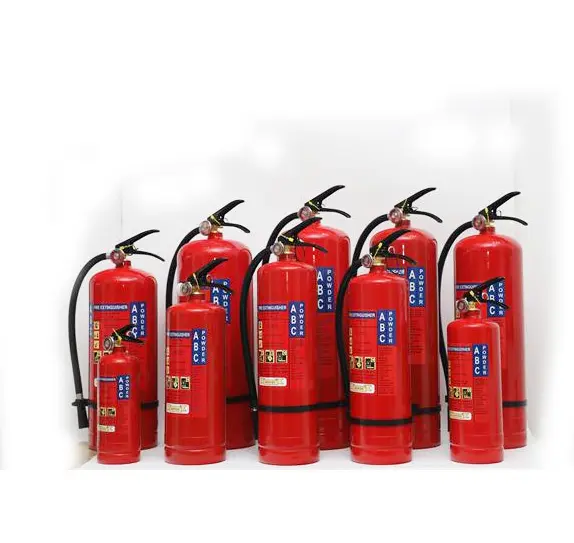 ABC Dry Powder Mini Fire Extinguisher for Car Use with LPCB CE EN3 BSI AS/NZS Approved A B E Fire Rating