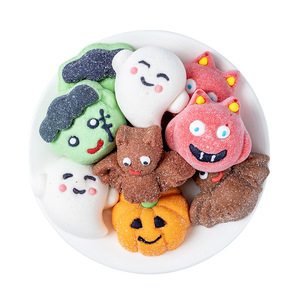 Paquete Mixto de Dulces de Halloween, Malvaviscos Multicolores para Niños, Diseños Dulces y Afrutados de Calabaza, Fantasma y Monstruo, Bolsas de 100g - Product Image 5